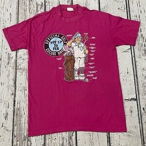 Vintage Official Golf Excuse Funny Humor 1980s Crewneck Tee Top Tshirt